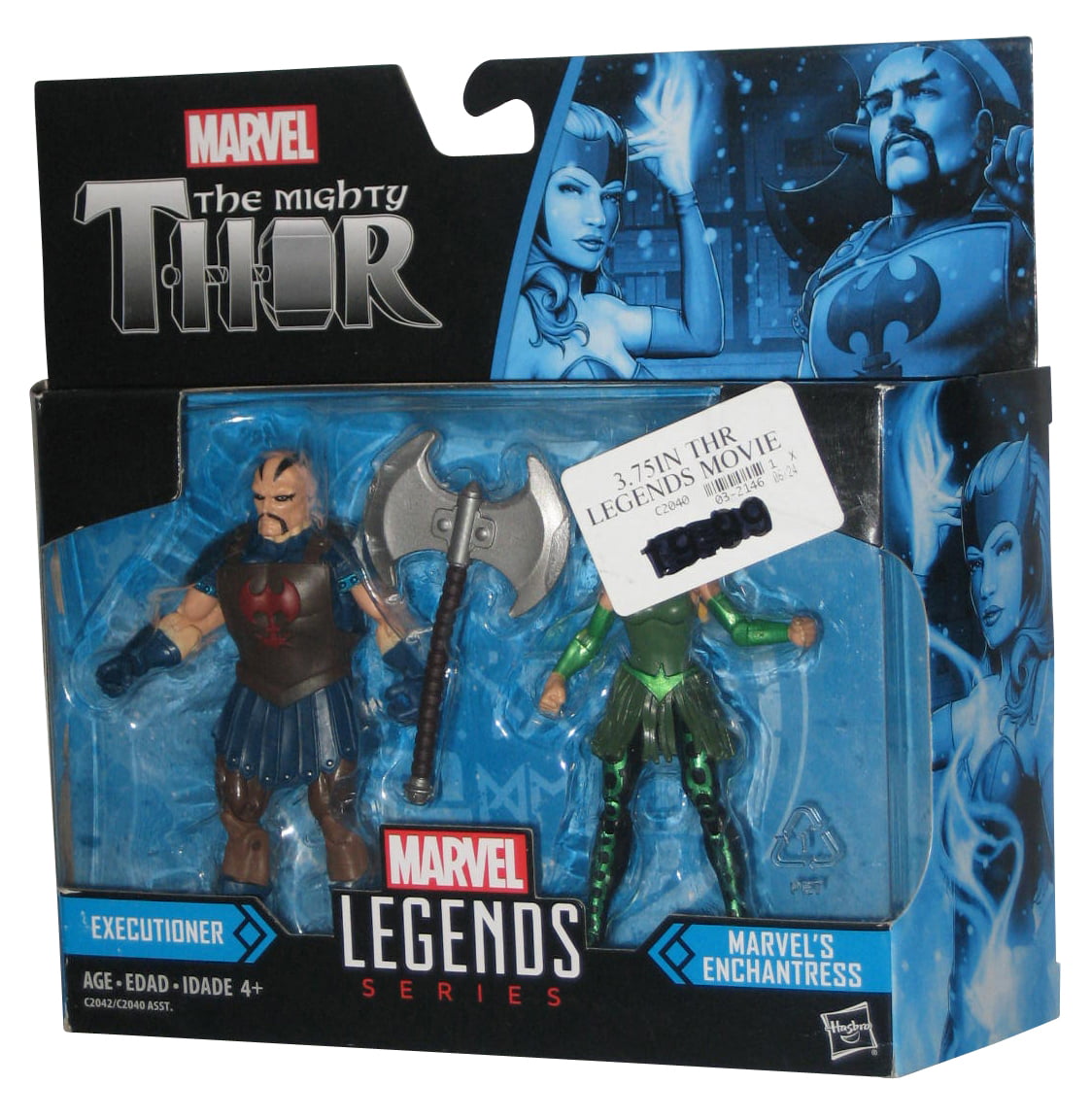 Leyendas De Marvel Mighty Thor Serie Verdugo & hechicera 2 Figura Set C2042 