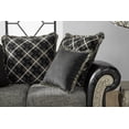 thumbnail image 3 of Roundhill Furniture San Marino 2-Tone Fabric Wooden Frame Sofa and Loveseat with 3 Tables Set, 3 of 9