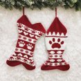 thumbnail image 1 of Ganfancp Nueva Navidad Pet Stocking Knitting Christmas Decorating Stocking Gift Stocking Ofertas de La Semana 2*Calcetines de Caramelo de Navidad, 1 of 6