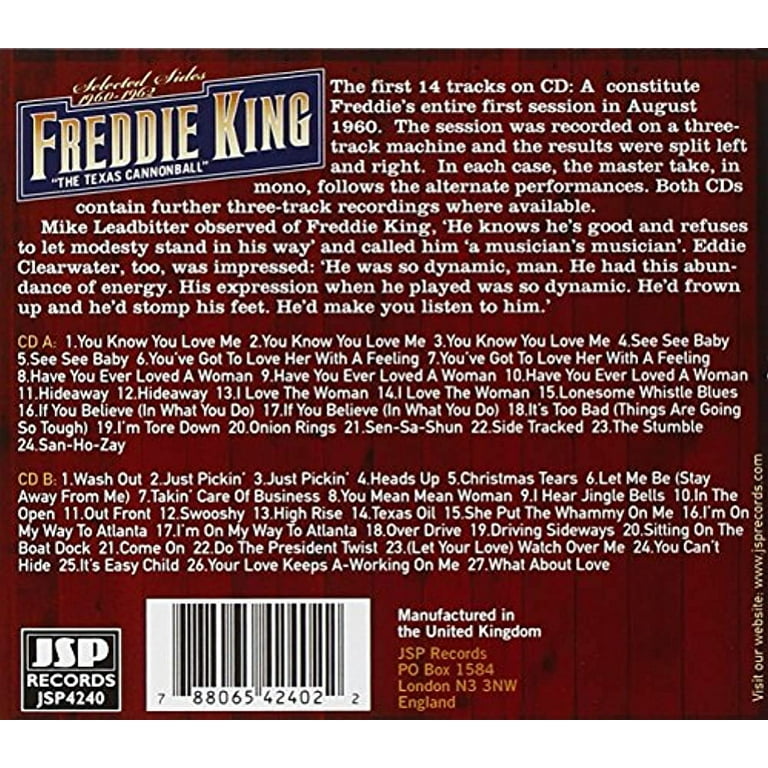 Texas Cannonball: Selected Sides 1960-62 - Walmart.com