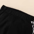 thumbnail image 6 of 18 Months Toddler Baby Girls Clothes Baby Girls Outfits 18-24 Months Baby Girls Long Sleeve Round Neckline Solid Color Top Pants 2PCS Set Black, 6 of 7