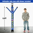 thumbnail image 2 of 6FT Car Wash Inflatable Tube Man with Blower (5.5'' Diameter) and Built-in LED - Wacky Waving Dancing Guy for Business Advertising Promotion, 2 of 7