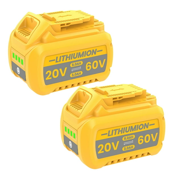 Batería de repuesto JUNWOOD 20V 9.0Ah para Dewalt 60V Flexvolt
