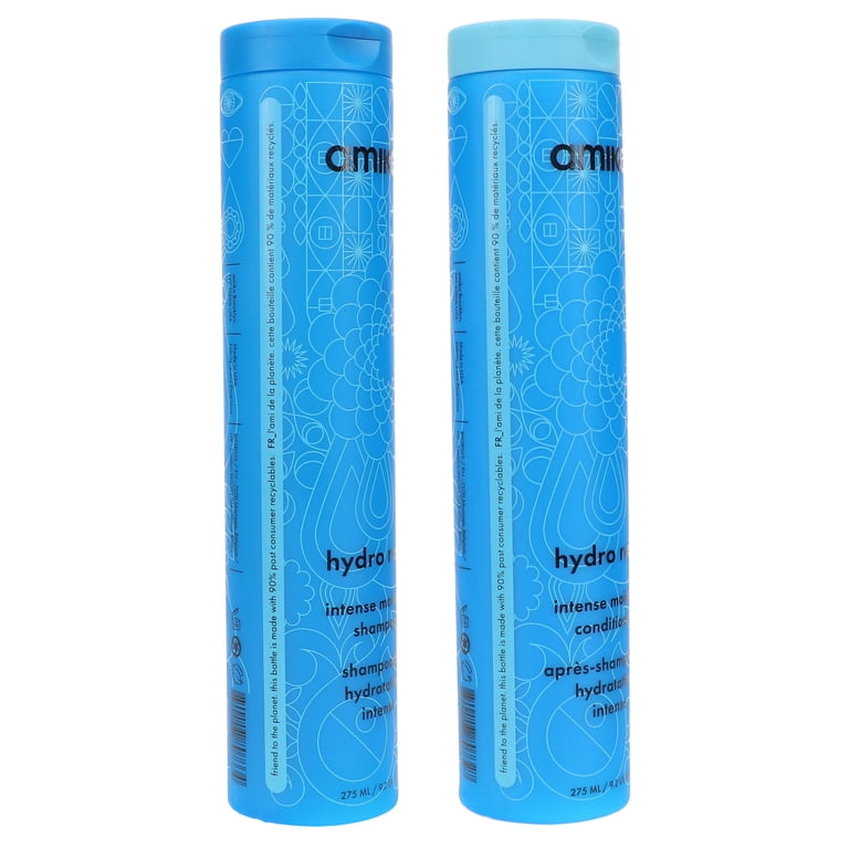 Amika Hydro Rush Hair Dry Intense Moisture Shampoo & Conditioner