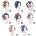 thumbnail image 2 of Bandana Cotton Floral Print Head Cover Wrap Hat Turban Hat Soft Bonnet Sleep Night Cap 4, 2 of 8