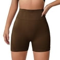 thumbnail image 1 of Gibobby Falda Shorts Mujer Ropa deportiva para mujer Pantalones deportivos para mujer Pantalones cortos deportivos Cintura ancha Pantalones cortos deportivos Pantalones de yog(Café, S), 1 of 5