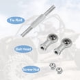 thumbnail image 4 of Unique Bargains 2 Pcs M8 80mm Tige de Direction Réglable à Rotule pour Suspension de Direction de Colonne de Kart Électrique 49cc ATV, 4 of 6