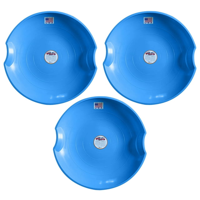 Paricon Traîneau Volant Flexible Flyer, Diamètre 26 Pouces, Bleu (Lot de 3)