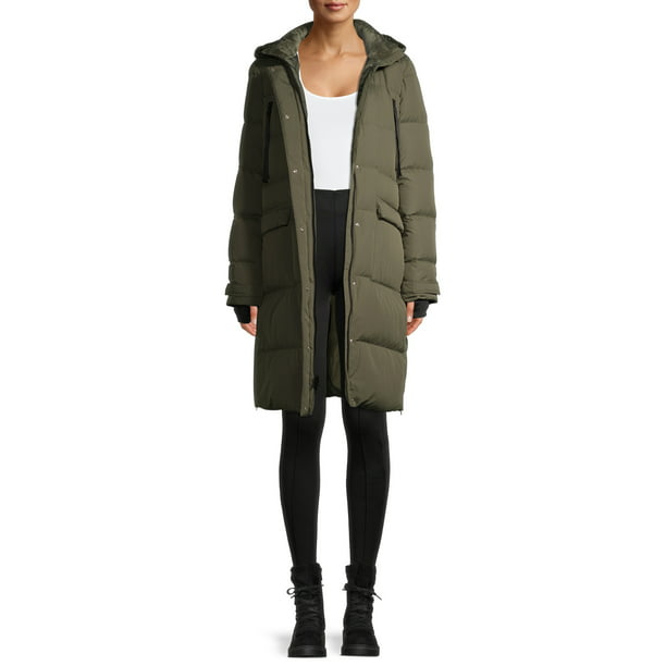 bewondering Voorouder Reizen Swiss Tech Women's Long Sleeve Relaxed Fit Quilted Coat With Hood -  Walmart.com