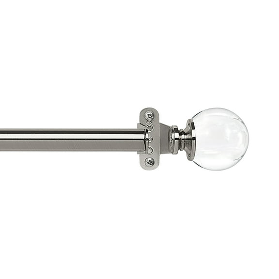 Achim Innovative Decorative Room Darkening Wrap Around Rod & Finial - Jade - 28-48