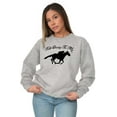 thumbnail image 4 of Talk Derby Me Kentucky Racing Sweatshirt for Men or Women Brisco Brands S, 4 of 6