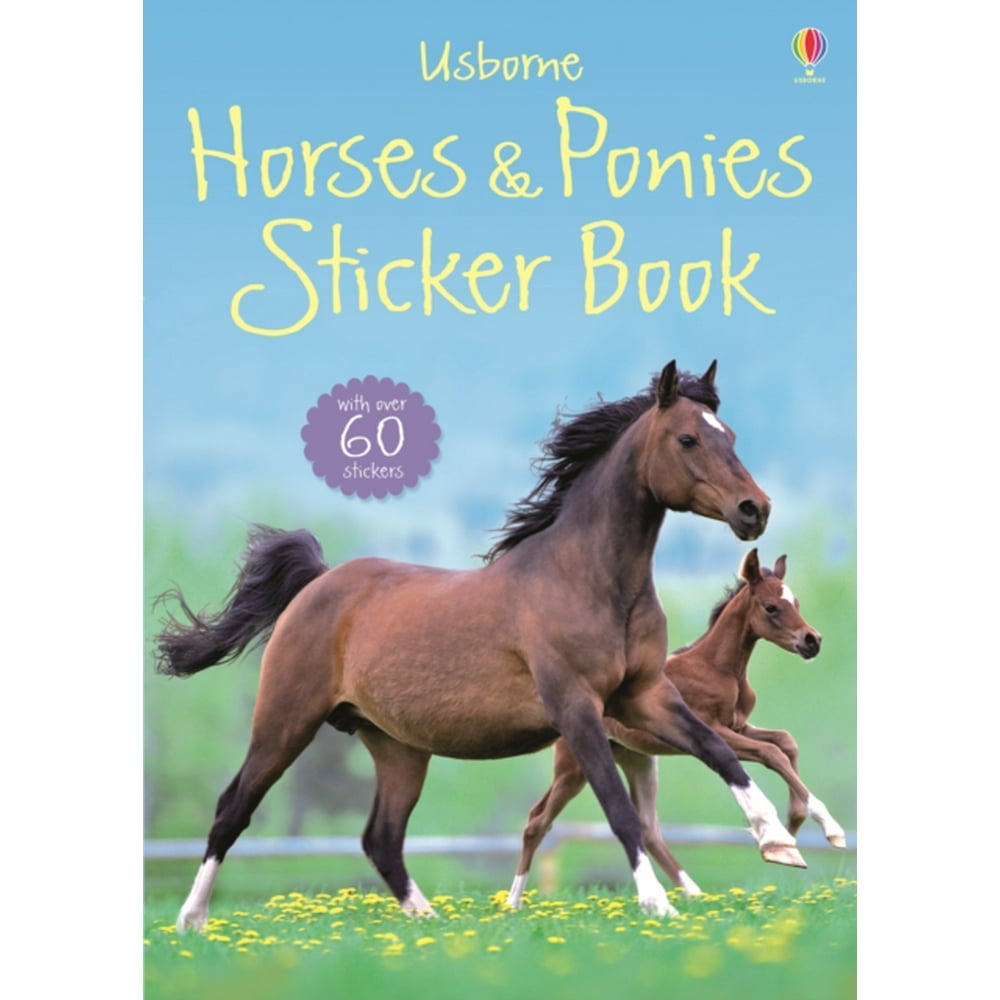 Horses and Ponies Sticker Book (Usborne Sticker Books) (Paperback