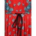 thumbnail image 3 of Tallas de paisley de paisley de paisley camiseta con cordón Rosegal Camisetas tallas grandes, 3 of 5