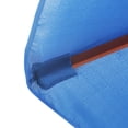thumbnail image 3 of vidaXL Parasol Extérieur avec Mât en Bois 350 cm Bleu, 3 of 4