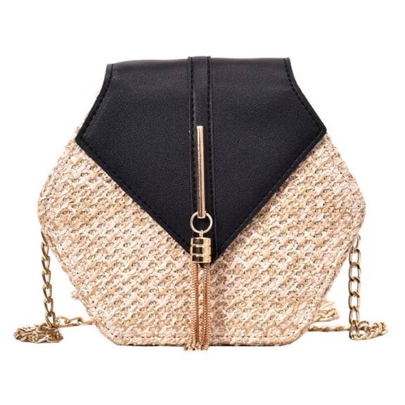DINHEAROM 1Pc Woven Straw Bag for Women Perfect for Beach and Daily Use