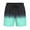 Black-to-green gradient, variant on 2 in 1 Mens Swim Trunks with Compression Liner, 7 Inch Liner Board Shorts for Men, Beach & Swim Shorts, Gifts for Men