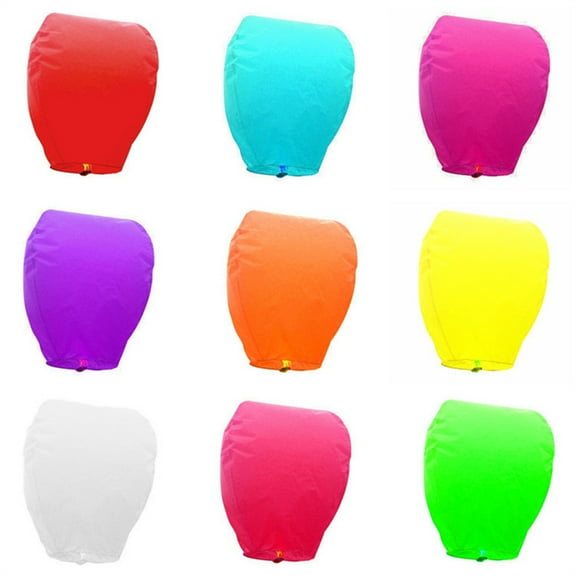 Paper Lanterns Decorative, Hanging Lantern Party Supplies for Wedding Birthday Party Baby Shower Decorations Anniversary Graduation, 10pcs, Random Color