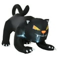 thumbnail image 4 of HOMCOM 4ft Inflatable Halloween Pouncing Black Cat, Inflatable Outdoor LED Yard Display for Holiday Home, 4 of 11