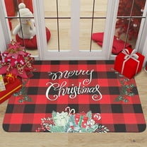 Byujiro Door Mat Outside Entrance Christmas Doormats Front Door Mat Xmas Indoor Doormat Floor Mats Entryway Door Mat Christmas Decorative Doormats16X24in