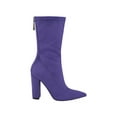thumbnail image 3 of Guess Womens Abbale Patent Pointed Toe Mid-Calf Boots, 3 of 3