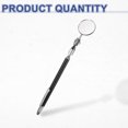 thumbnail image 3 of 3 In 1 Telescoping Inspection Mirror 1.2" Round 6.4" to 29.3" 360 Degree Stainless Steel Extendable Mirrors with Magnetic Pickup Tool and Marking Needle for Technicians, Black, 3 of 7