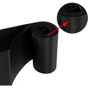 Addmotor 2PCS Rim Strip Tape, 20 inch Fat Tire Liner Inner Tube Cushion Protector for Bikes, Black
