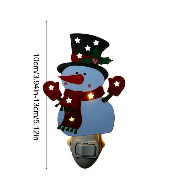 Uuowzo Christmas Night Light Night Lights Plug Into Wall Christmas Gifts Cute Night Light for Kids Plug In Nightlight Rotatable for Christmas Decorations Party Indoor Outdoor Christmas Decorations, B