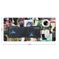 thumbnail image 2 of Music Poster Gorillaz Mouse Pad No-sliped Large Mousepad Extended Gaming Desk Mat Stitched Edge Keyboard Mat, 2 of 7