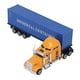 thumbnail image 4 of Juguete para camión de transporte, juguete para camión contenedor 1:65, juguete para camión de carga, juguete para tractor con contenedor, valor inmejorable, 4 of 8
