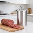 thumbnail image 4 of Deli Meat Press Stainless Steel, Ham Press Mold for Deli Meats with Thermometer and Spring Mechanism, Sturdy & Durable Lunch Meat Press for Homemade Sandwiches (1pc), 4 of 8