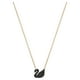 thumbnail image 1 of Collar con colgante de cisne de Swarovski con pavé de cristal negro, 1 of 4