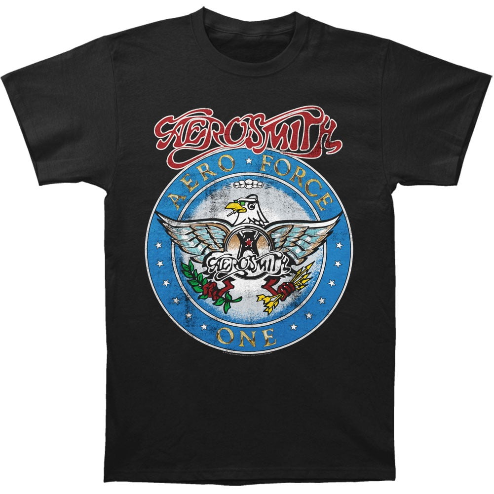 Aerosmith - Aero Force One Soft Adult T-Shirt - Walmart.com