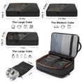thumbnail image 3 of Mochila de viaje TANGCORLE 50L Carry on con 3 cubos de embalaje, 3 of 6