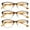 3 Pairs of Brown, variant on 3 Pairs of New Trendy Women's Purple Cat Eye Reading Glasses 2.00, Classic HD Fashion Metal Spring Hinge Readers +2.00