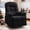 Dark Black, variant on Korser Manual Swivel Rocker Recliner Chair for Living Room,Small Recliner Sofa for Small Spaces,Linen Fabric,Dark Grey