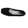 thumbnail image 2 of Womens Flats Knit Dress Shoes Pointed Toe Comfort Women Shoes Slip On Shoes for Woman Classic Softable Shoes Low Wedge Black 5.5, 2 of 4