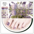 thumbnail image 1 of WREESH Toe Nail Stickers Toe Nail Stickers Bronzing Imitation Diamond Nail Stickers, 1 of 2