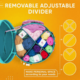 thumbnail image 6 of Craftiss Yarn Storage Bag - Turquoise Tote Yarn Bag, Durable Knitting and Crochet Organizer with Needle Case, 6 of 8