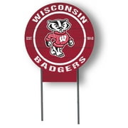 20x20 Circle Lawn Sign Wisconsin Badgers