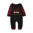 thumbnail image 5 of HOOJT Clearance! Family Christmas Pajamas Matching Set Adult Kids Baby Plaid Print Tops Pants Pajamas Set, 5 of 5