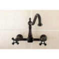 thumbnail image 3 of Kingston Brass KS1245PKX Duchess Wall Mount Bridge Kitchen Faucet, Oil Rubbed Bronze, 3 of 4