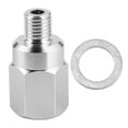 thumbnail image 2 of Coolant Temperature Sensor Adapter Replacement For LS Swap Gauge Sensor Adapter Coolant Temperature Sensor Male M12-1.5 To Female 3/8in-18 NPT, 2 of 8