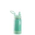 thumbnail image 1 of Takeya Actives Botella De Agua De Acero Inoxidable Con Aislamiento Al Vacío Para Niños, 14 Onzas, Con Tapa Con Pajita, Seafoam Takeya NA, 1 of 5