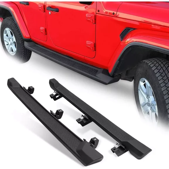 AutoBull 6" Running Boards for Jeep Wrangler JL 2018-2025 4-Door Side Steps Nerf Bars