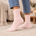 Fall Fuzzy Socks FAIWAD Fuzzy Socks for Women Thermal Fluffy Plush Crew Socks Fall ...