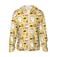 thumbnail image 1 of Balery Rabbit Hunger Sudadera ligera de manga larga con capucha y protección solar UPF 50+ para hombre y mujer, ideal para pesca y running-X-Large, 1 of 7