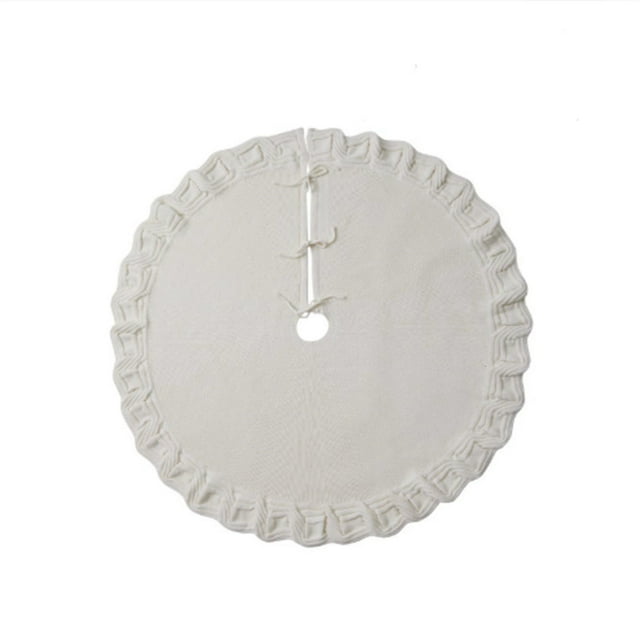 Festive Christmas Party Skirt Decorative Home Celebration Holiday Seasonal Table Covering for Event