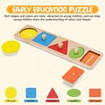 thumbnail image 2 of Puzzle Juguet NIUEVLRS Montessori First Jumbo Pomo con forma de madera, 2 of 7