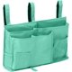 thumbnail image 1 of Organizador de cama colgante con bolsillo para literas, camas de hospital, dormitorios universitarios, barandillas para camas de bebé, reposabrazos para silla de camping, 8 bolsillos y 1 gancho, 1 of 7