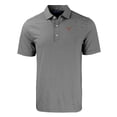 thumbnail image 2 of Men's Cutter & Buck  Black/White Texas Longhorns Forge Eco Double Stripe Stretch Recycled Polo, 2 of 3
